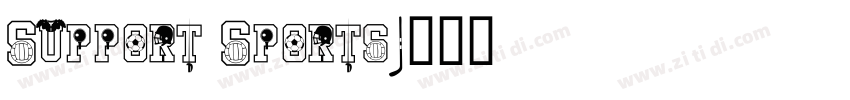 Support Sports字体转换
